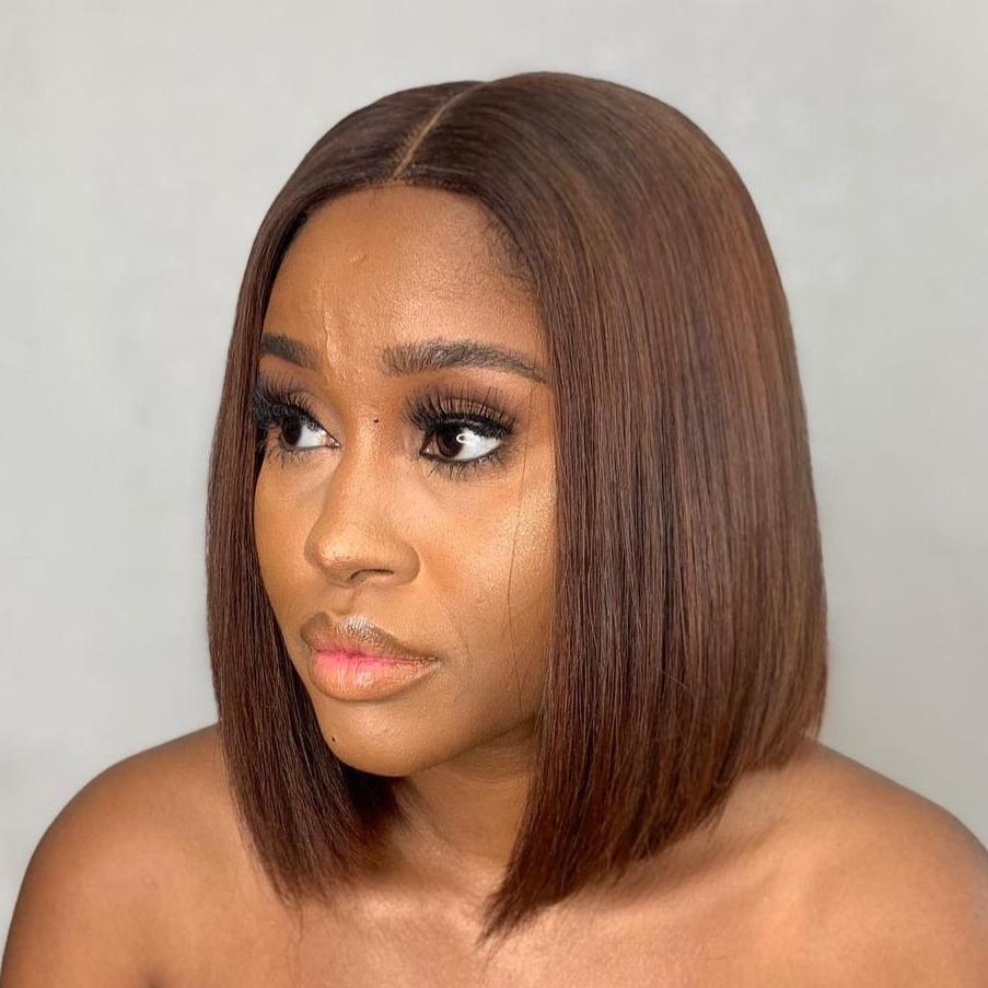 Zefi Super Silky Bob Wig - Copper Brown